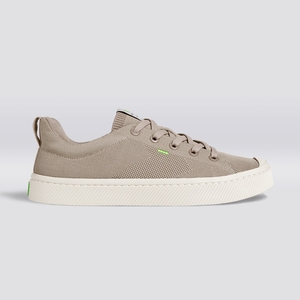 IBI Cariuma Low Top Bamboo Weave Knit Vegan Sable Beige Homme | SQG-5008429